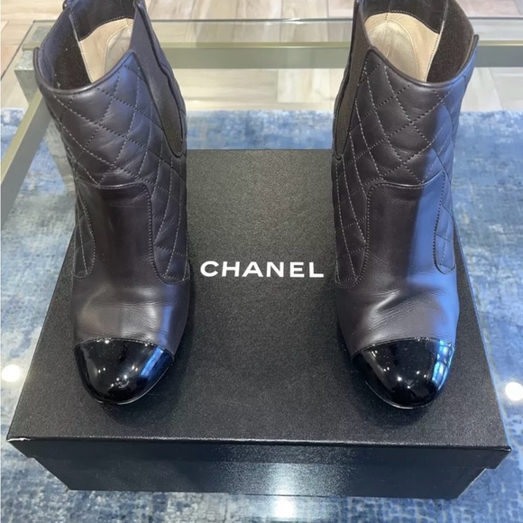 Chanel Quilted Booties - Picture 2 of 4